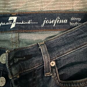 7 for all Mankind Josephina skinny boyfriend jean